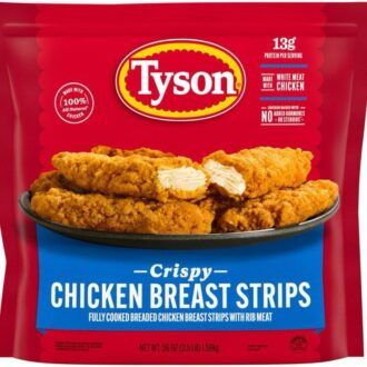 Tyson All natural Perfectly Crispy Chicken Breast Strips with Rib Meat