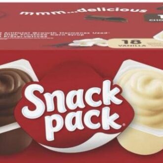 Snack Pack Chocolate & Vanilla Pudding Cups, Made with Real Milk