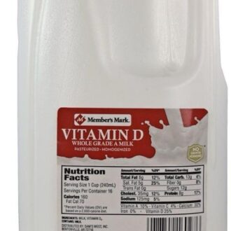 Member's Mark Vitamin D Whole Milk 1 gal