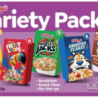 Kellogg's Cereal Assortment Pack - 25 Variety Cereal Boxes
