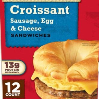 Sausage, Egg & Cheese Croissant Sandwiches