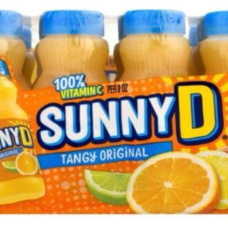 SUNNY D Tangy Original Orange Flavored Citrus Punch, 6.75 oz, 24 Count