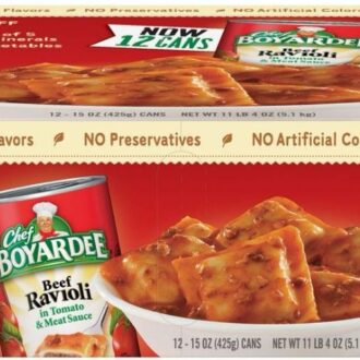 Branded Chef Boyardee Beef Ravioli 15 oz. 12 Pk. - No Artificial Flavor